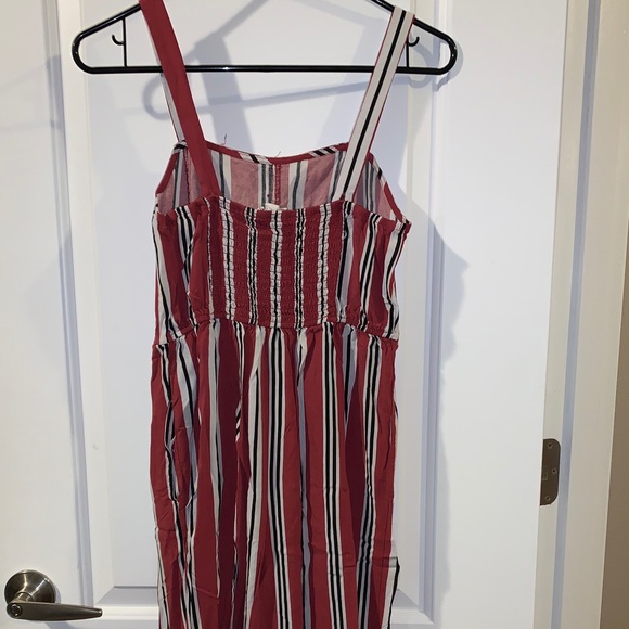 Pink Rose vertical stripe romper! - Picture 3 of 3